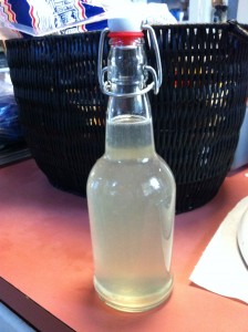First bottle